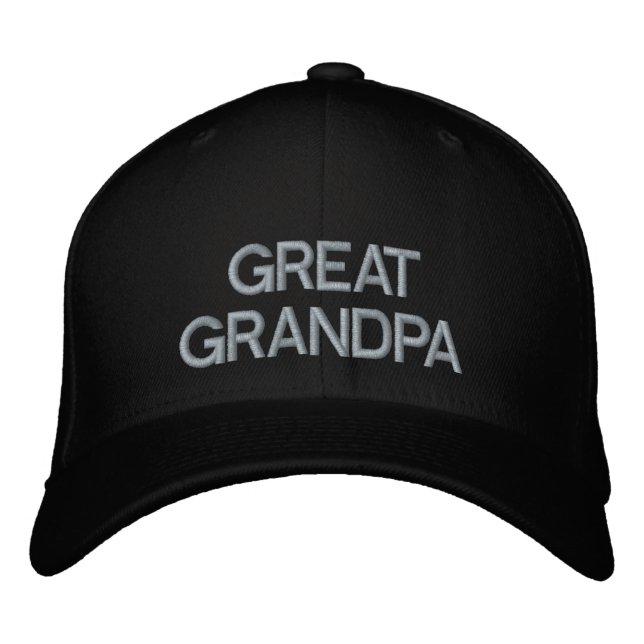 Gran gorra bordada del abuelo (Anverso)