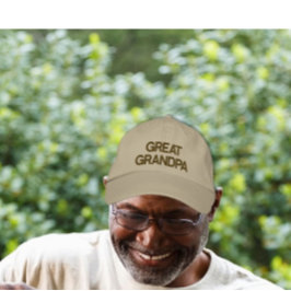 Gran gorra bordada del abuelo