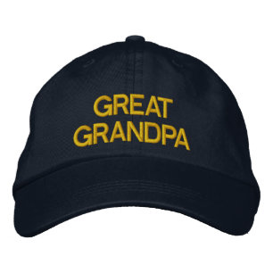 Gran gorra bordada del abuelo