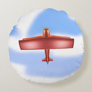 Gran Guay Adventurous Volando Avión Rojo Almohada