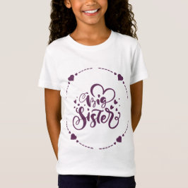 Gran Hermana Camiseta Bebé / Invitación de embaraz