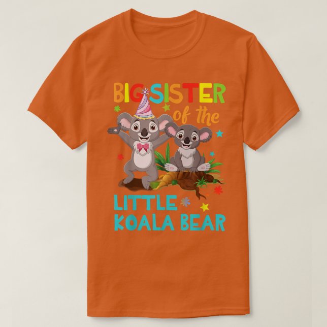 Gran Hermana De Koala Tiene Mamáes De Camisetas Fa (Diseño del anverso)