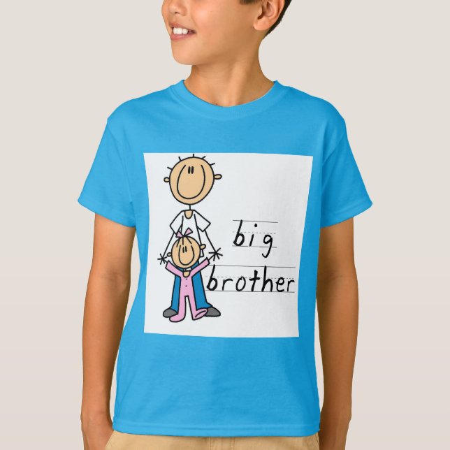 Gran Hermano con camisetas y regalos para hermanas (Anverso)