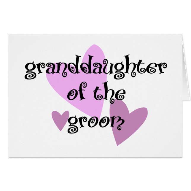 Gran Hija del Groom (Anverso (Horizontal))