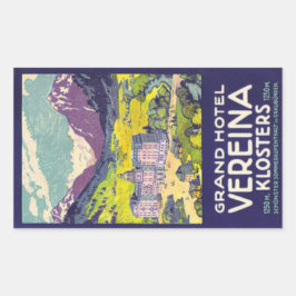 Gran Hotel Veriena Pegatina Rectangular