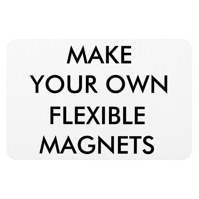 Gran imán de frigorífico flexible personalizado pe (Horizontal)