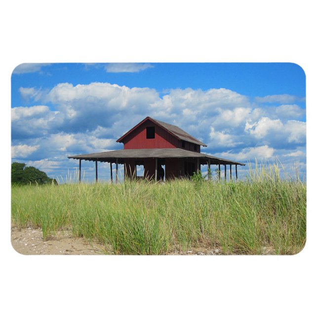 Gran imán de isla de hierba (Horizontal)