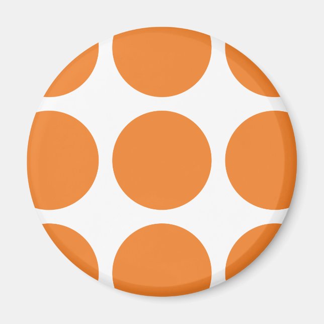 Gran imán de puntos de polka (Frente)