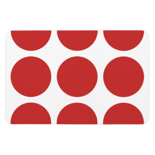 Gran imán de puntos de polka premium