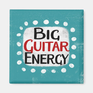 Gran imán de refrigerador de energía de guitarra