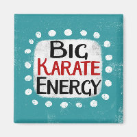 Gran imán de refrigerador de energía de karate