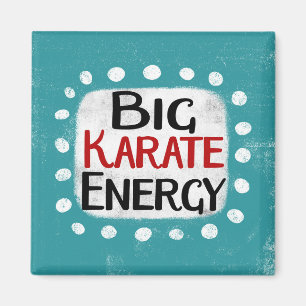 Gran imán de refrigerador de energía de karate