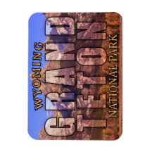 Gran imán del parque nacional del Tetón de Wyoming