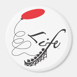 Gran imán redondeado de 3 pulgadas