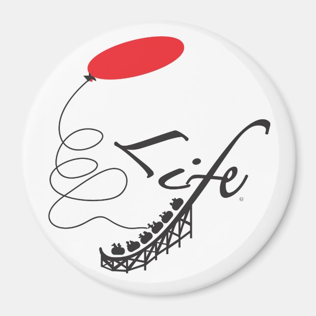 Gran imán redondeado de 3 pulgadas (Frente)