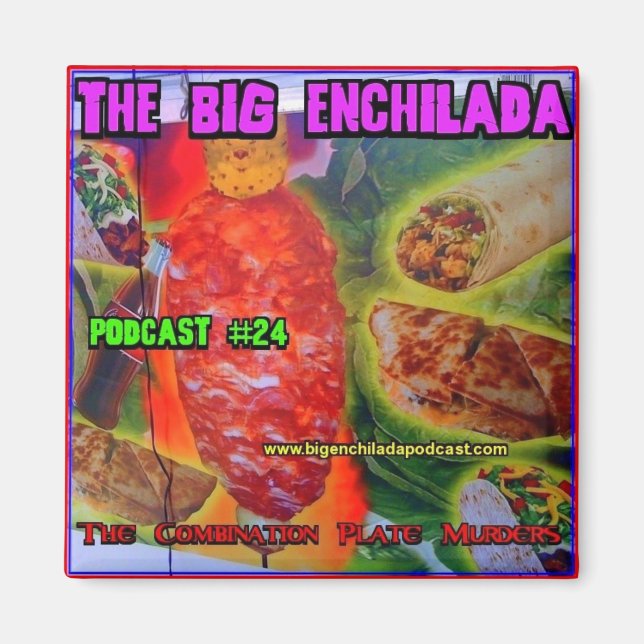 Gran imán refrigerador de Enchilada (Frente)