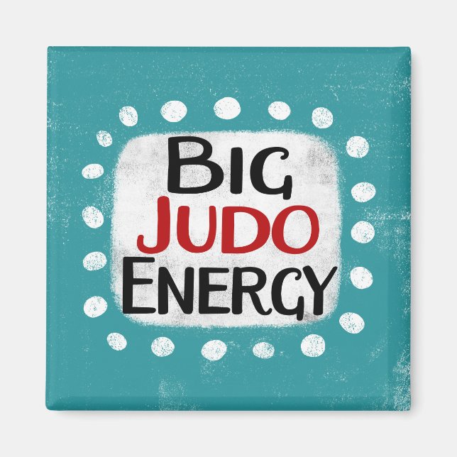 Gran imán refrigerador de energía de judo (Frente)
