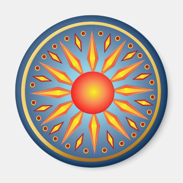 Gran imán solar de verano (Frente)