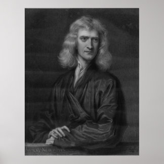 Gran impresión de Isaac Newton en alta resolución