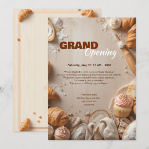 Gran invitación a la apertura de la panadería pers