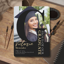 Gran invitación a la fiesta de graduación 'G'