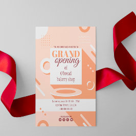 gran invitación a la inauguración de panadería ⭐ ⭐