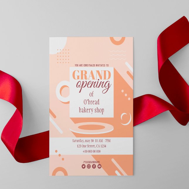 gran invitación a la inauguración de panadería ⭐ ⭐ (Subido por el creador)