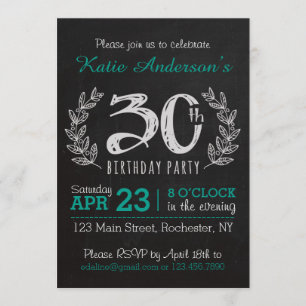 Gran invitación a los 30 años
