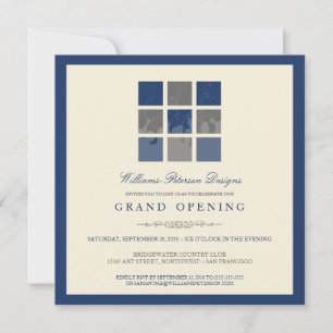 Gran invitación de apertura de bloques modernos (a