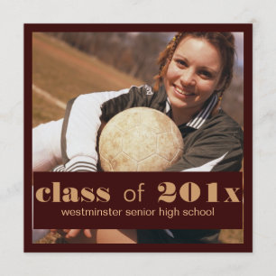 Gran Invitación de invitación a graduación de foto