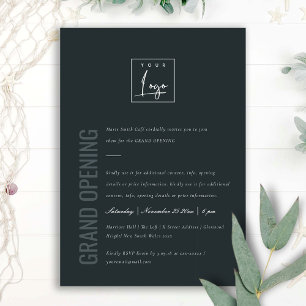 Gran invitación para la apertura de un logotipo mí