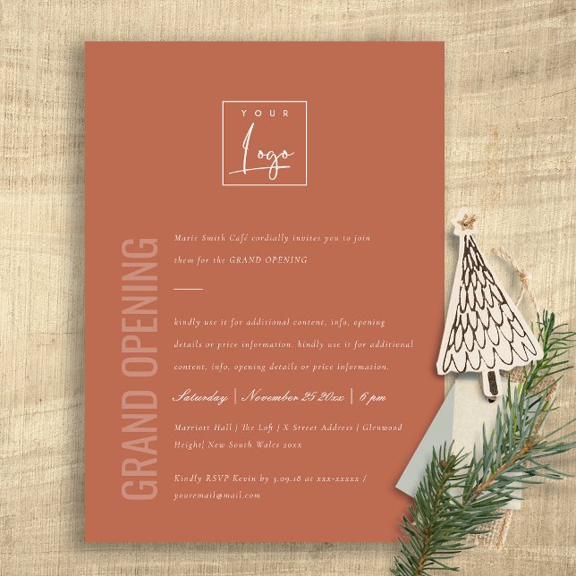 Gran invitación para la apertura de un logotipo mí (Subido por el creador)