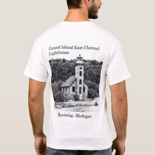 Gran Isla de East Channel Lighthouse camisa de 2 l