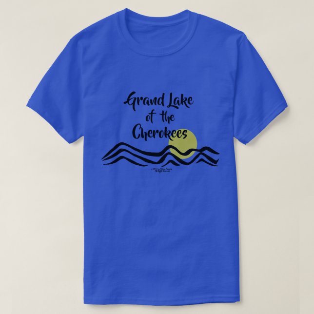 Gran lago de la camiseta de Cherokees (Diseño del anverso)