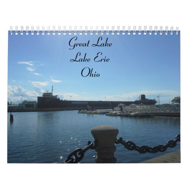 GRAN LAGO ERIE, calendario OHIO (Tapa)