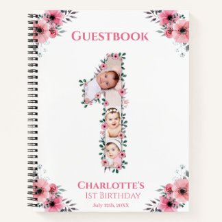 Gran libro de invitados de Chica de cumpleaños fot
