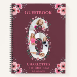 Gran libro de invitados de Chica de cumpleaños fot
