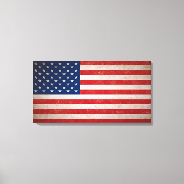 Gran lienzo de bandera estadounidense de estilo on (Anverso)