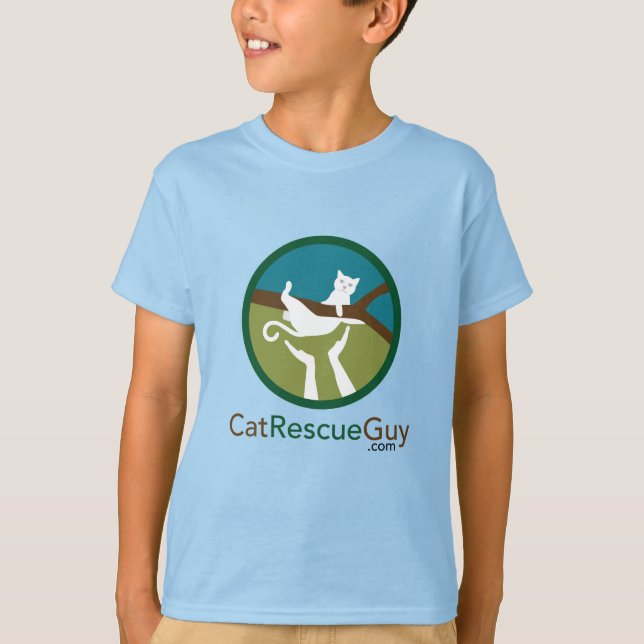 Gran logo de la camiseta básica para niños (Anverso)