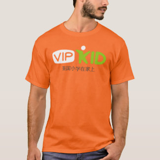Gran logotipo de camiseta VIPKID con caracteres ch