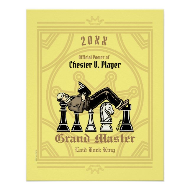 Gran Maestro Poster Glossy (Anverso)