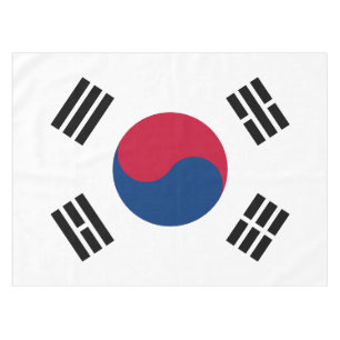Gran mantel de bandera surcoreana