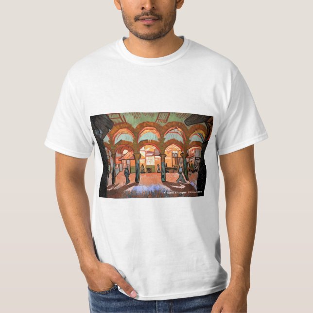 Gran Mezquita, Córdoba, España en camiseta (Anverso)
