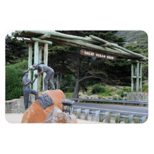 Gran monumento del camino del océano - imán