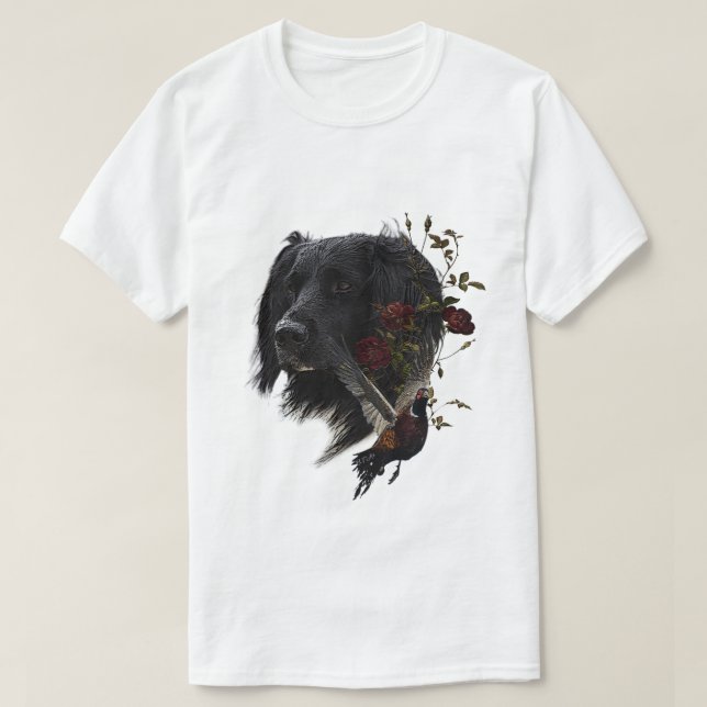 Gran Munsterlander con camiseta de faisán (Diseño del anverso)