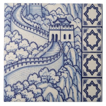 Gran Muralla Azulejo Mural Baldosa 4 de 6 Medio De