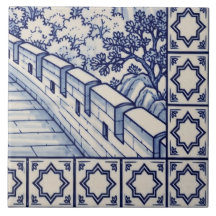 Gran Muralla Azulejo Mural Baldosa 6 de 6 Abajo De