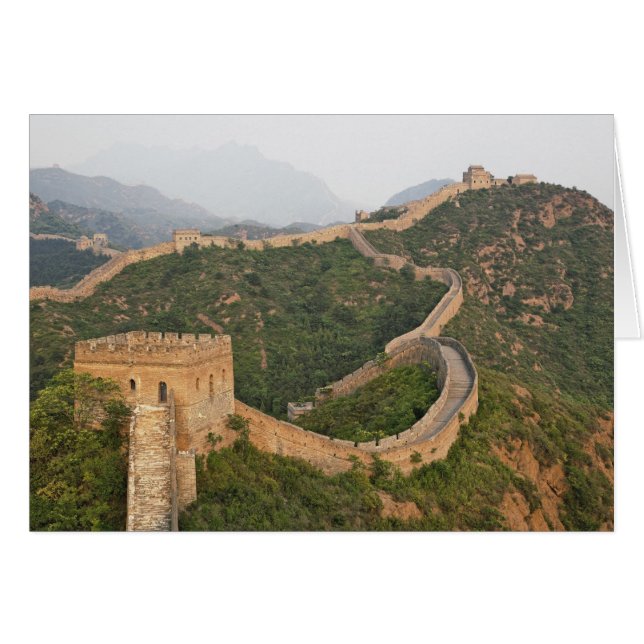 Gran Muralla China en Jinshanling, China, Asia (Anverso (Horizontal))