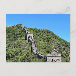 Gran Muralla China Subiendo por la Montaña Tarjeta