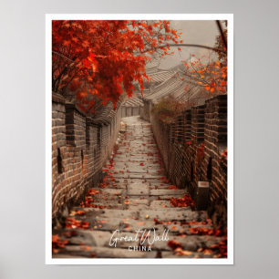 Gran Muralla de China El arte viaja famoso lugar